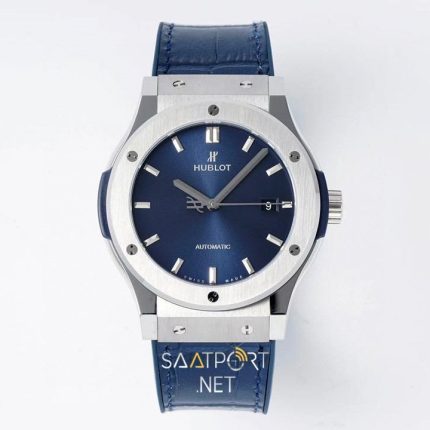 Hublot Classic Fusion Blue Titan Automatik 45 mm Super Clone Eta Saat