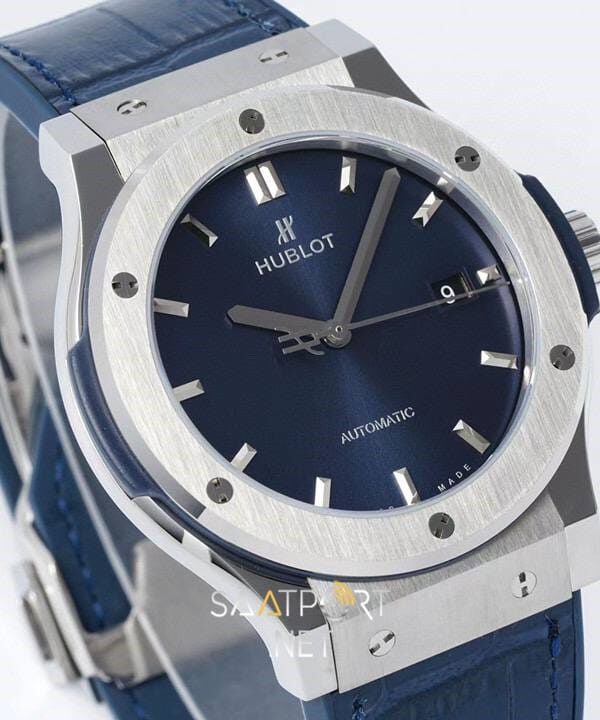 Hublot Classic Fusion Blue Titan Automatik 45 mm Super Clone Eta Saat (9)