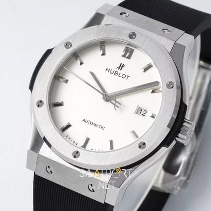 Hublot Classic Fusion White dial Titanium Super Clone Eta Saat (7)