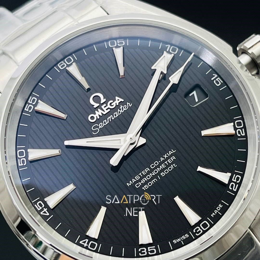 Omega Seamaster Aqua Terra 150M Co‑Axial Master Chronometer 41 mm — Arka Kapak ve Mekanizma Detayı