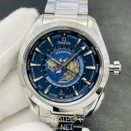 Omega Seamaster Aqua Terra 150M GMT Worldtimer Super Clone Eta