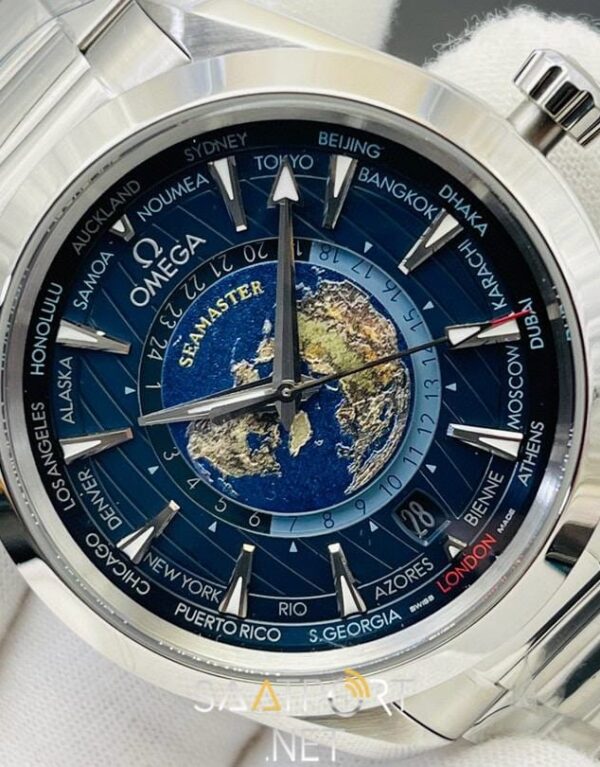 Omega Seamaster Aqua Terra 150M GMT Worldtimer Super Clone Eta (2)