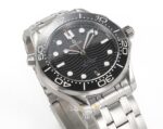 Omega Seamaster Diver 300 M Co‑axial Master Black Super Clon ETA v2 — Toka ve Kilit Mekanizması
