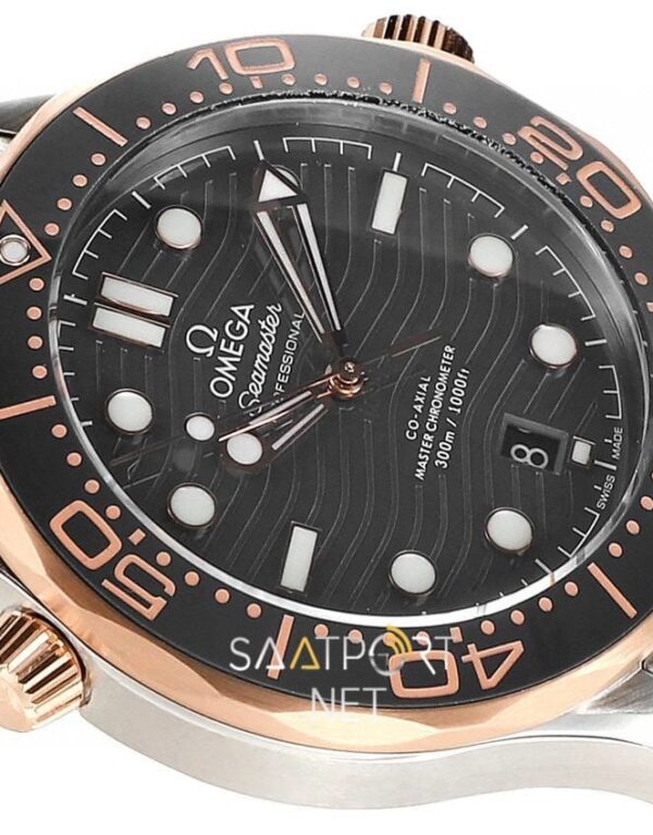 Omega Seamaster Diver 300 M Rose Steel 42mm Super Clone Eta (8)