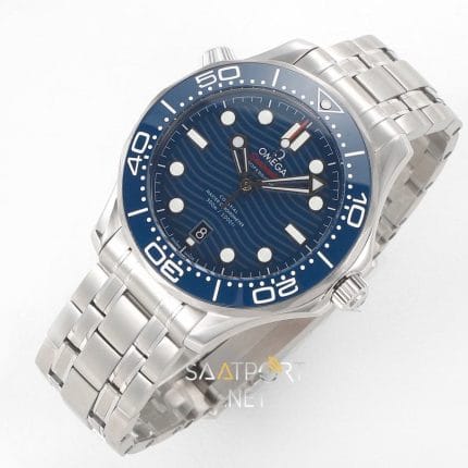 Omega Seamaster Diver 300 M steel blue automatic Super Clone Eta (4)