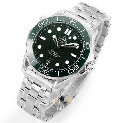 Omega Seamaster Diver 300M Green Steel Super Clone Eta (4)