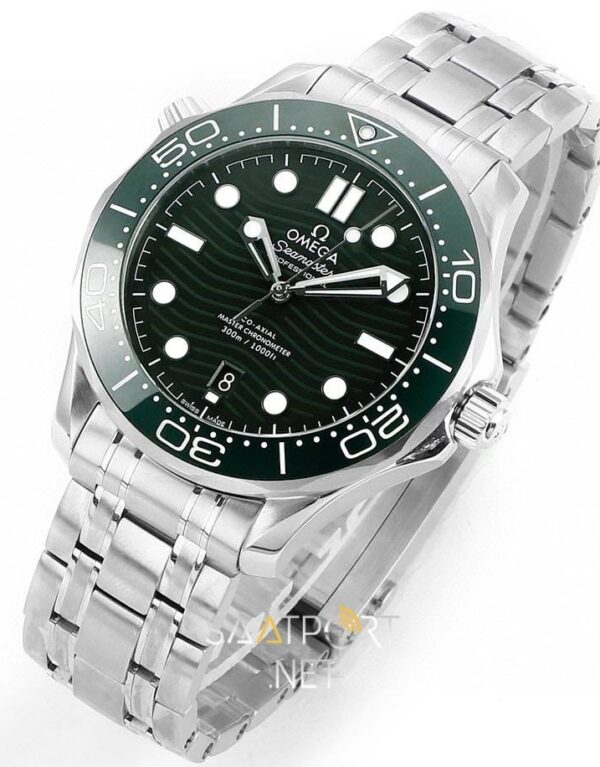 Omega Seamaster Diver 300M Green Steel Super Clone Eta (4)