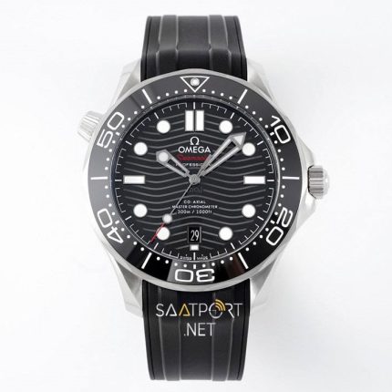 Omega Seamaster Diver 300M Siyah Silikon Kayış Super Clone Eta