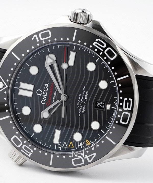 Omega Seamaster Diver 300M Siyah Silikon Kayış Super Clone Eta (2)