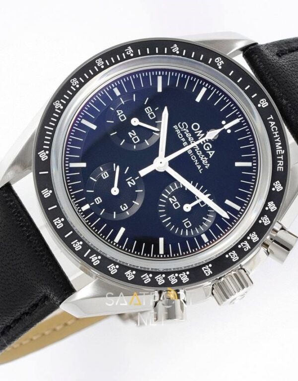 Omega SpeedMaster MoonWatch Siyah Deri Kordon VENUS75 Super Clone Eta (4)