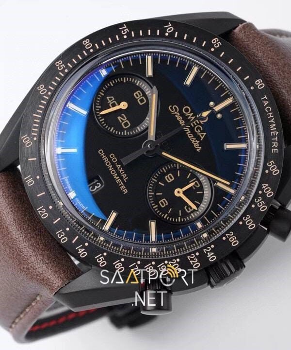 Omega Speedmaster Moonwatch Dark Side Of The Moon Vintage Black Clone ETA (2)