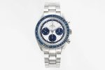 Omega Speedmaster White And Blue Dial Super Clone Eta