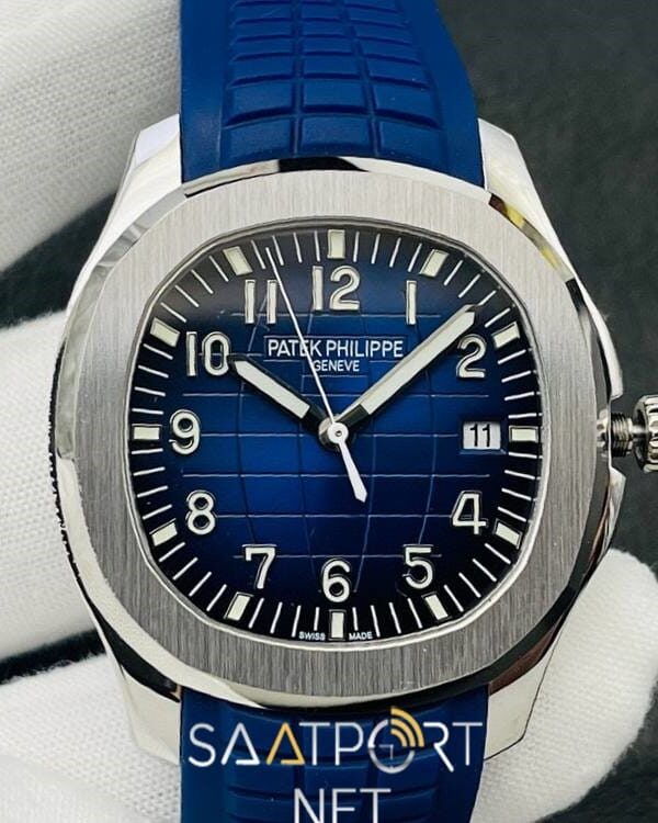 Patek Philippe Aquanaut 5168 Çelik Kasa Mavi Kadran ETA 42.2 mm