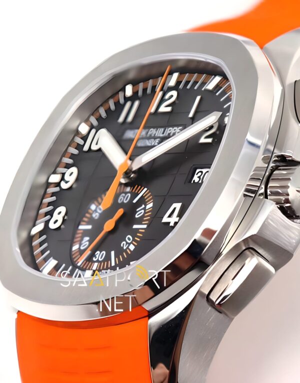 Patek Philippe Aquanaut Chronograph 5968A Turuncu Kordon ETA (2)