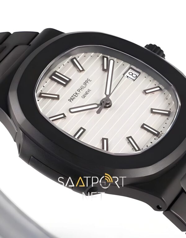 Patek Philippe Diw Nautilus 5711 Mat Kasa Siyah Karbon 40mm Kasa (6)