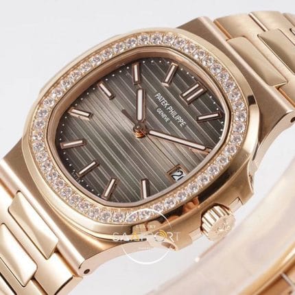 Patek Philippe Nautilus 5711-1300A-001 Rose GOLD BROWN BAGET Super Clone Eta (2)