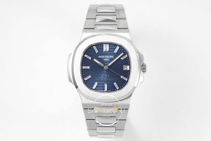 Patek Philippe Nautilus 5711- 40. Yıl Çelik Kasa Mavi Kadran ETA