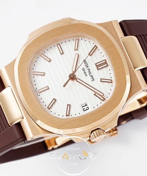 Patek Philippe Nautilus 5711 Beyaz Kadran Super Clon PPF factory (7)