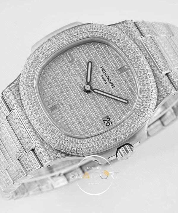 Patek Philippe Nautilus 5711Full Taşlı Super Clon ETA (3)