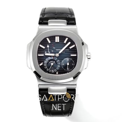 Patek Philippe Nautilus 5712 Mavi Kadran Deri Kordon Super Clone ETA