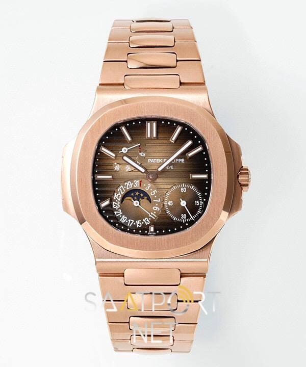 Patek Philippe Nautilus 5712 Rose Çelik Kordon Super Clone ETA (1)