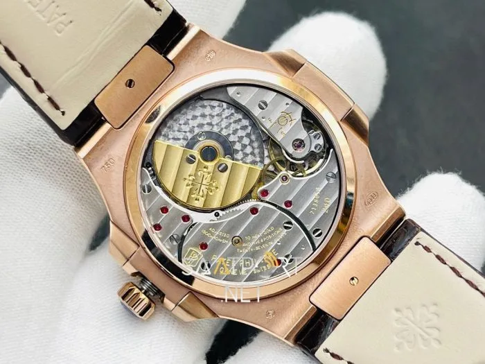 Patek Philippe Nautilus 5712 Rose Deri Kordon Super Clone ETA (2)