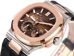 Patek Philippe Nautilus 5712 Two Tone Deri Kordon Super Clone ETA (8)