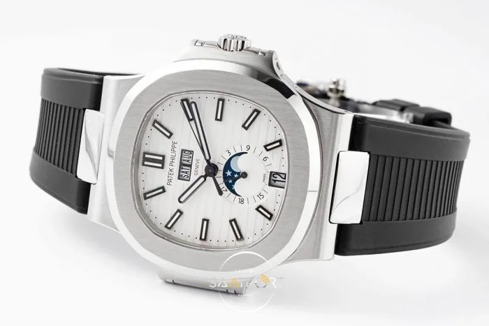Patek Philippe Nautilus 57261A-001 White Rubber Super Clon Eta (5)