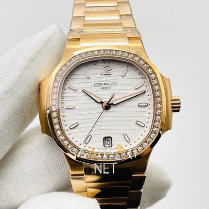 Patek Philippe Nautilus 71181200R-001 Rose İçi Beyaz Baget Taşlı