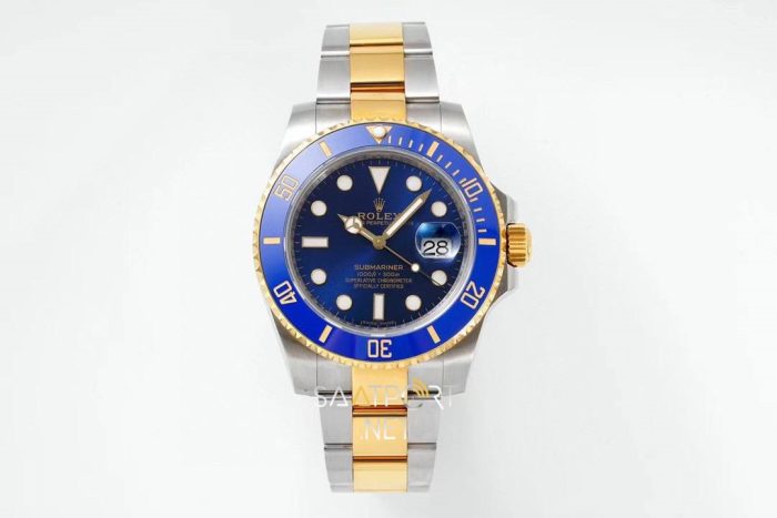 Rolex Submariner 116613LB 18K Altın Kaplama Mavi Kadran Super Clone ETA