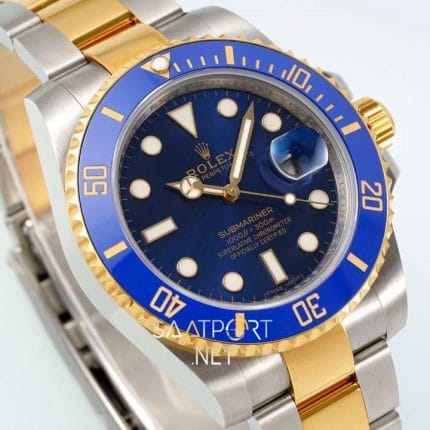Rolex Submariner 116613LB 18K Altın Kaplama Mavi Kadran Super Clone ETA (3)