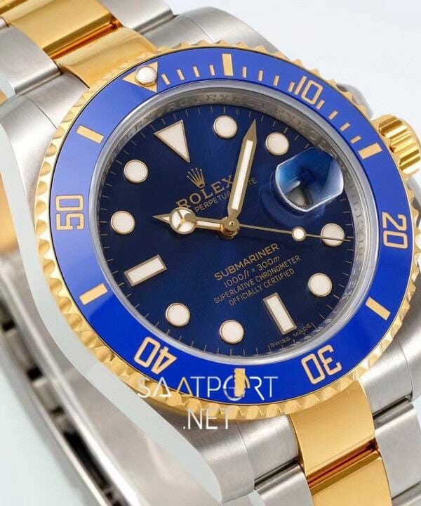 Rolex Submariner 116613LB 18K Altın Kaplama Mavi Kadran Super Clone ETA (3)