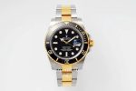 Rolex Submariner 116613LN 18K Altın Kaplama Siyah Kadran Clone ETA