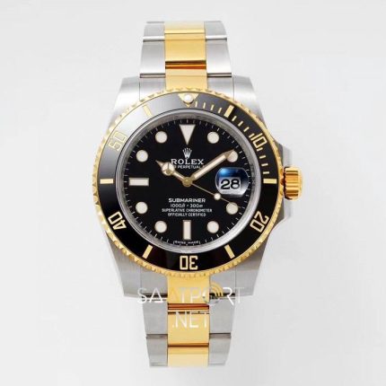 Rolex Submariner 116613LN 18K Altın Kaplama Siyah Kadran Clone ETA