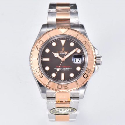 Rolex Yacht Master Clean 126621 Rose-Çelik Kahve Kadran Clone ETA