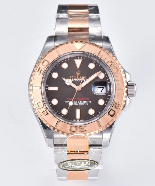 Rolex Yacht Master Clean 126621 Rose-Çelik Kahve Kadran Clone ETA
