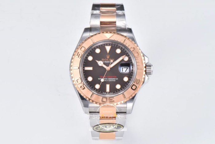 Rolex Yacht Master Clean 126621 Rose-Çelik Kahve Kadran Clone ETA