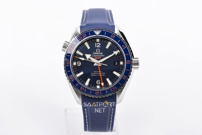 Omega Seamaster Planet 43.5 Ocean Gmt Silikon Kordon Eta Saat