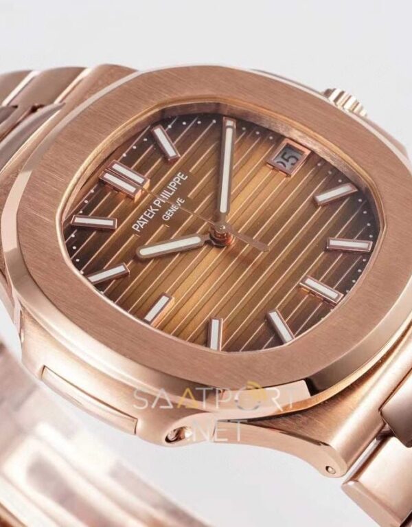 Patek Philippe Nautilus 57111R Rose Gold Super Clone Eta Saat (2)