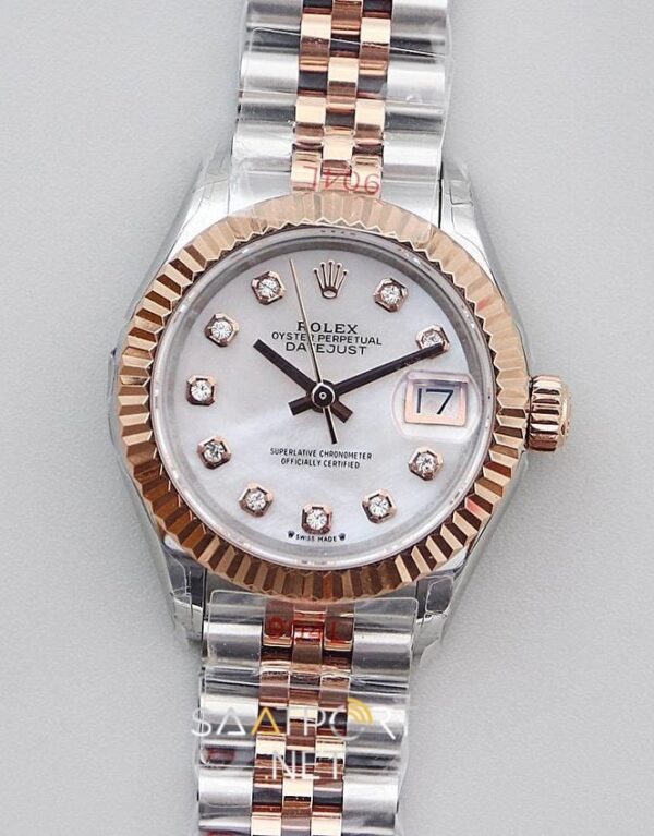 Rolex Date Just 28mm Two Tone Sedef Kadran Eta saat