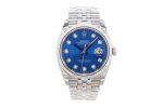 Rolex Datejust 36 Blue Motif Novelty Super clone eta saat