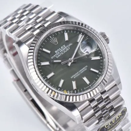 Rolex Datejust 36mm 126234 Palm Green Grün Super clone eta (2)