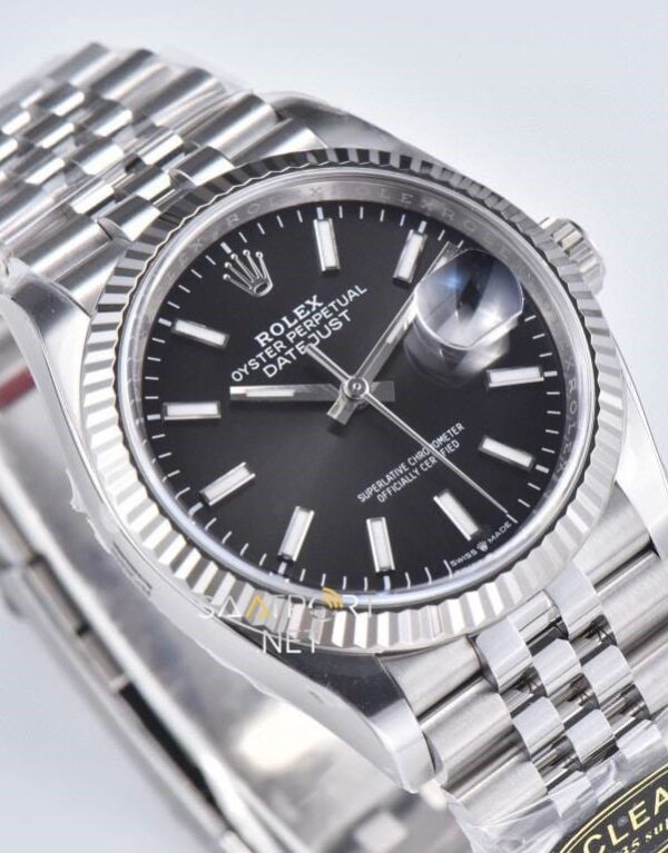 Rolex Datejust 36mm Black Jübile Super Clone Eta Saat (2)