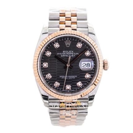 Rolex Datejust 36mm Black Pearl Super clone eta