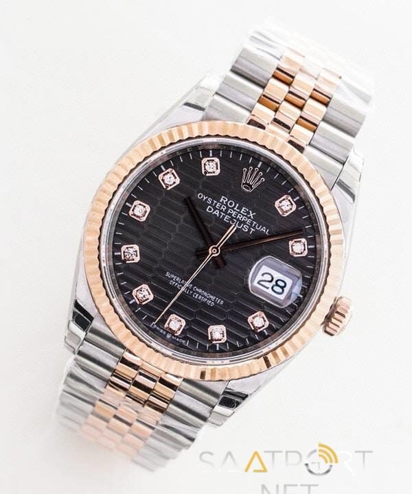 Rolex Datejust 36mm Black Pearl Super clone eta (3)