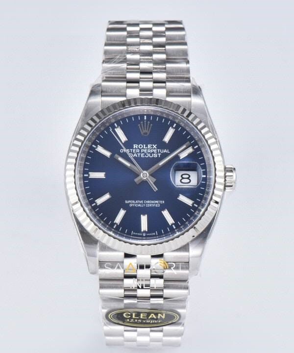 Rolex Datejust 36mm Blue Jübile Super Clone Eta Saat