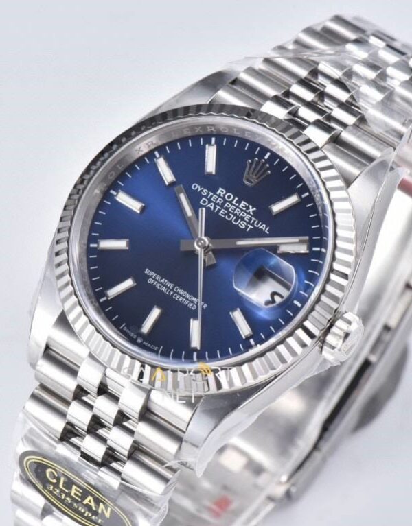 Rolex Datejust 36mm Blue Jübile Super Clone Eta Saat (2)