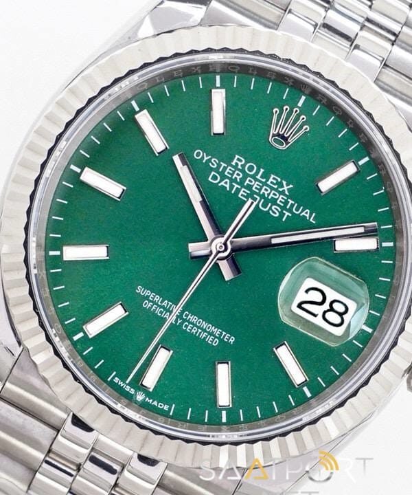 Rolex Datejust 36mm Mint Green 3235 Super Clone Eta Saat (4)