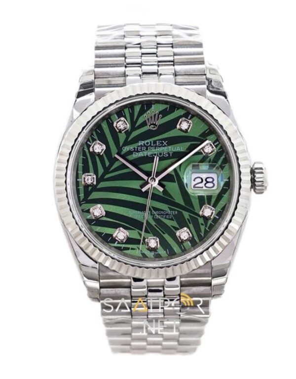 Rolex Datejust 36mm Palm Diamond Super Clone Eta