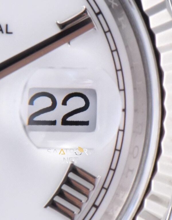 Rolex Datejust 36mm White Roman Dial Super Clone Eta (2)